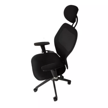 Cadeira Ergonômica Executiva 5-Níveis/3-Posições Preta