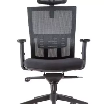 Cadeira Mesh High Executive 1 Nível Preta