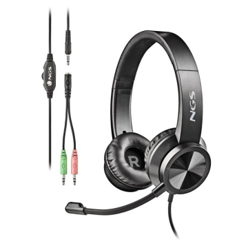 HS NGS C MICROFONE 3,5MM + ADAPT JACK DUPLO 