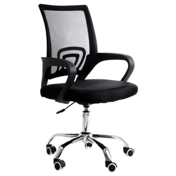 CADEIRA COM BASE GIRATÓRIA WAVE TELA MESH