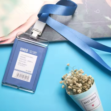 Porta passe (azul/branco)