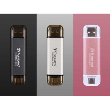 HD EXTERNA 2.5' 1TB TRANSCEND ESD310P ROSA USB-C/A
