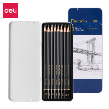 Conjunto de Lápis de desenho Finenolo Deli-EC26 Deli(8pcs/caixa)