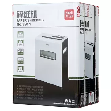 Trituradora de papel Deli E9912-EU (branco)