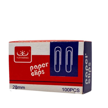 clip de papel 33mm (100pcs/caixa)
