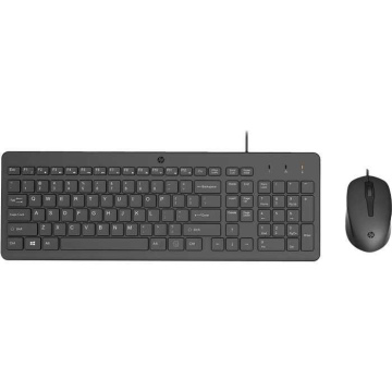  TECLADO+MOUSE HP USB 150 PRETO